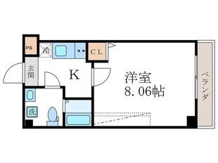 フラッティ千本寺之内北の物件間取画像